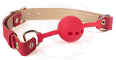 Vegan Fetish Breathable Ball Gag - - Bondage Gags and Bits
